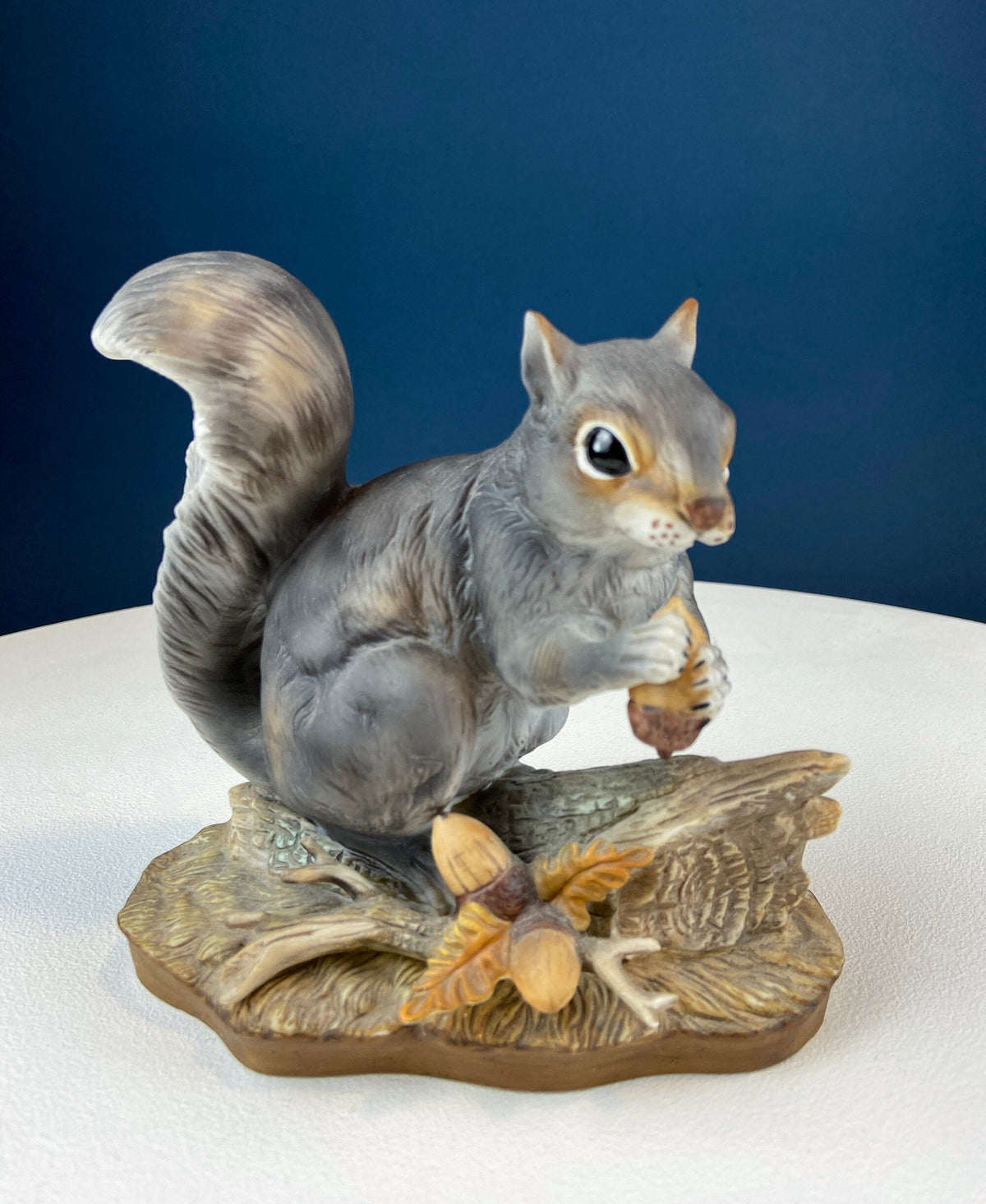 HOMCO Hand Painted Porcelain Sweetheart Chipmunks Figurine