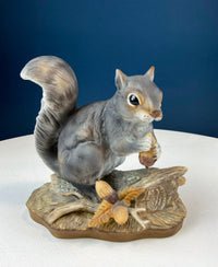HOMCO Hand Painted Porcelain Sweetheart Chipmunks Figurine