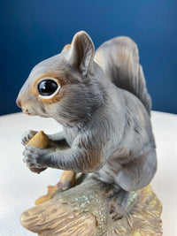 HOMCO Hand Painted Porcelain Sweetheart Chipmunks Figurine
