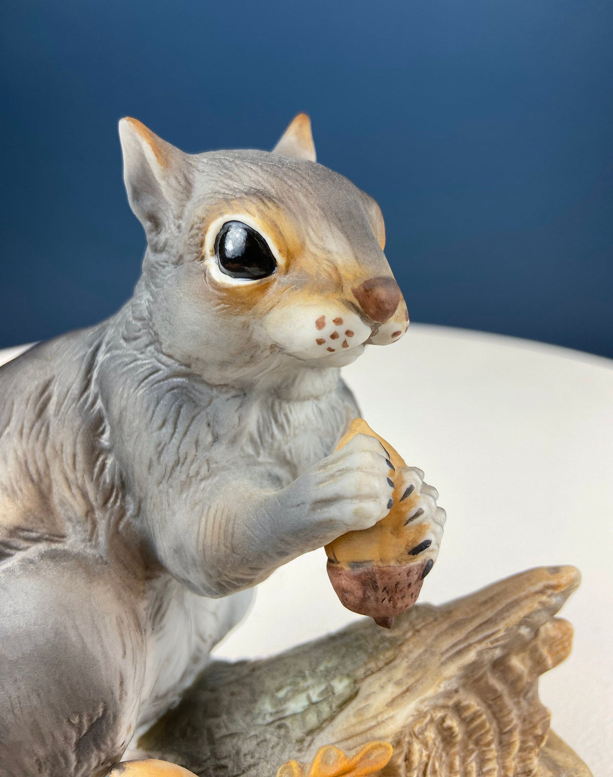 HOMCO Hand Painted Porcelain Sweetheart Chipmunks Figurine