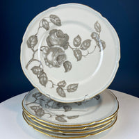 Castleton Gloria Porcelain Dinner Set – 24 Piece Hand Painted Rose Design