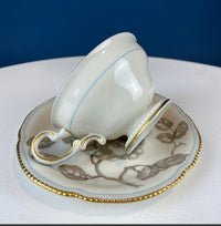 Castleton Gloria Porcelain Dinner Set – 24 Piece Hand Painted Rose Design