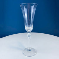 Mikasa Enchantress Crystal Champagne Glasses – Set of 11 with Frosted Ball Stem