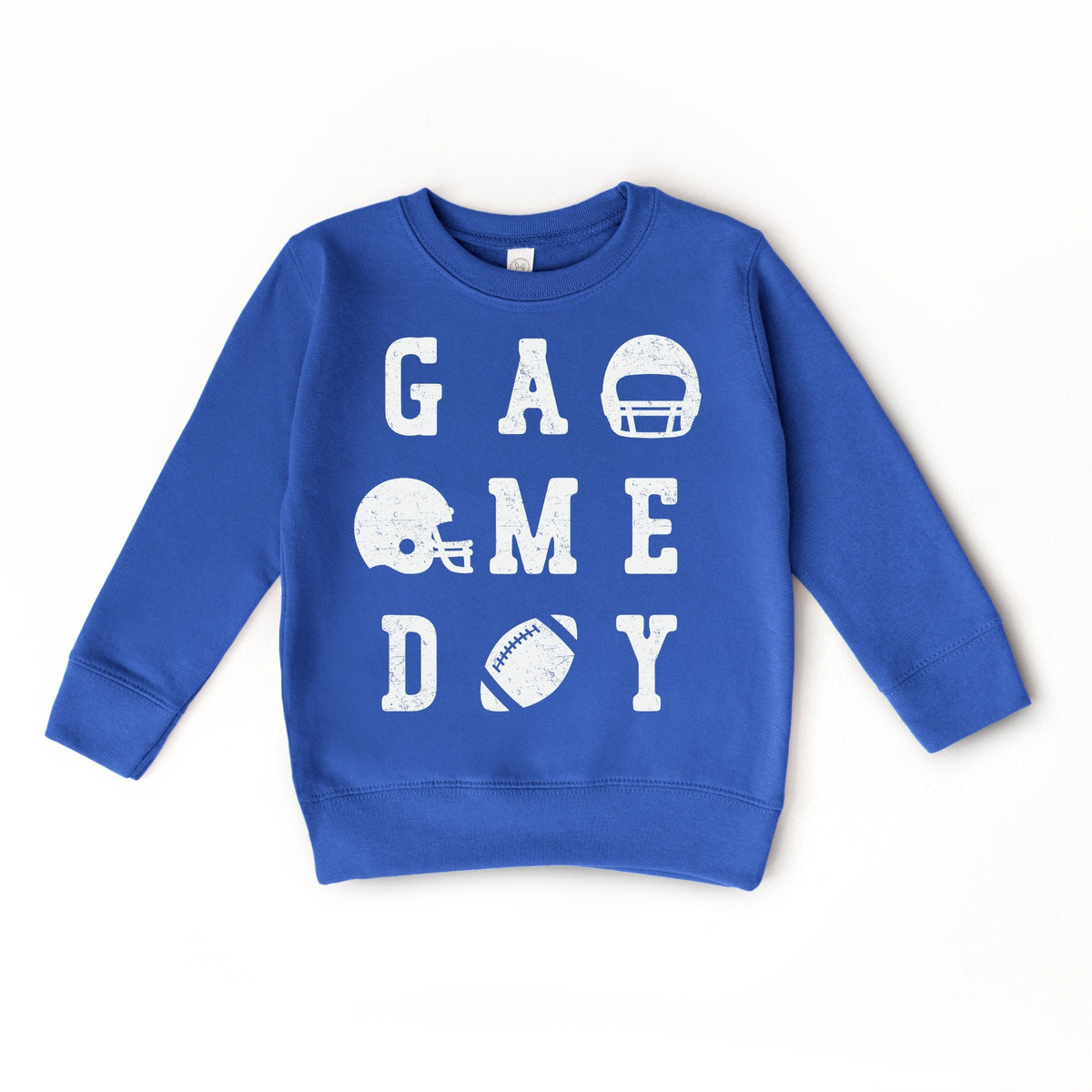 Kids Game Day Football Sweatshirt (Various Colors)