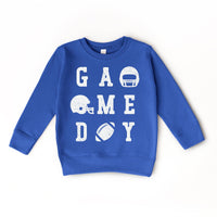 Kids Game Day Football Sweatshirt (Various Colors)