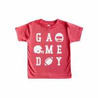 Kids Game Day Football Tee (Various Colors)