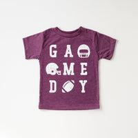 Kids Game Day Football Tee (Various Colors)