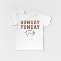 Kids Sunday Funday Football Tee (Various Colors)