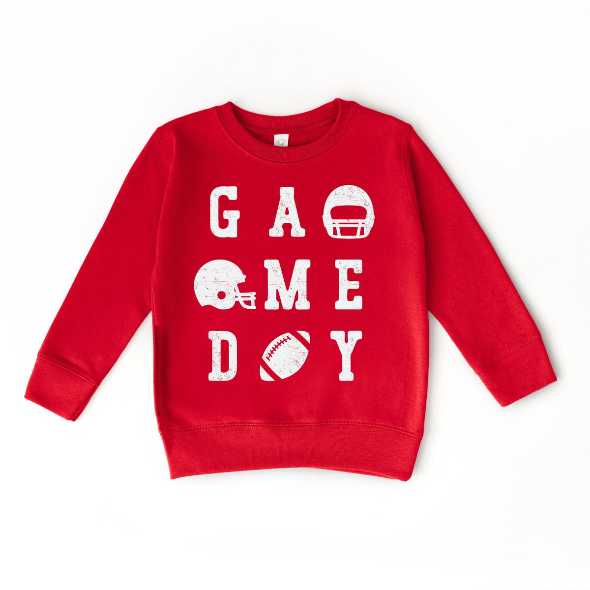 Kids Game Day Football Sweatshirt (Various Colors)