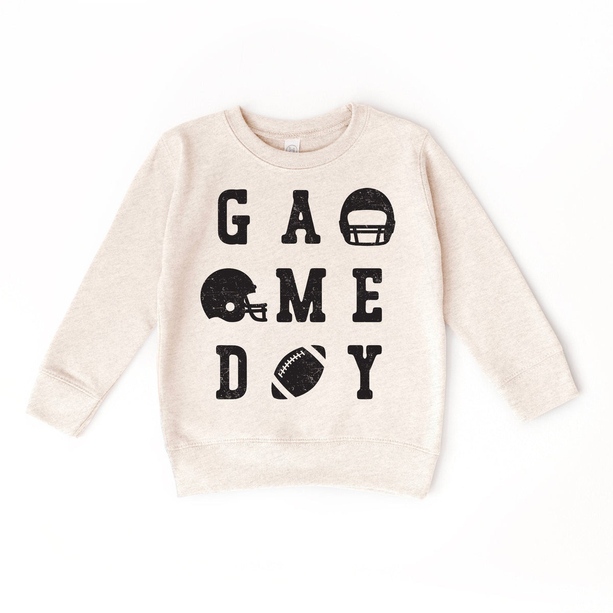 Kids Game Day Football Sweatshirt (Various Colors)
