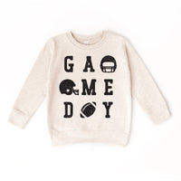 Kids Game Day Football Sweatshirt (Various Colors)