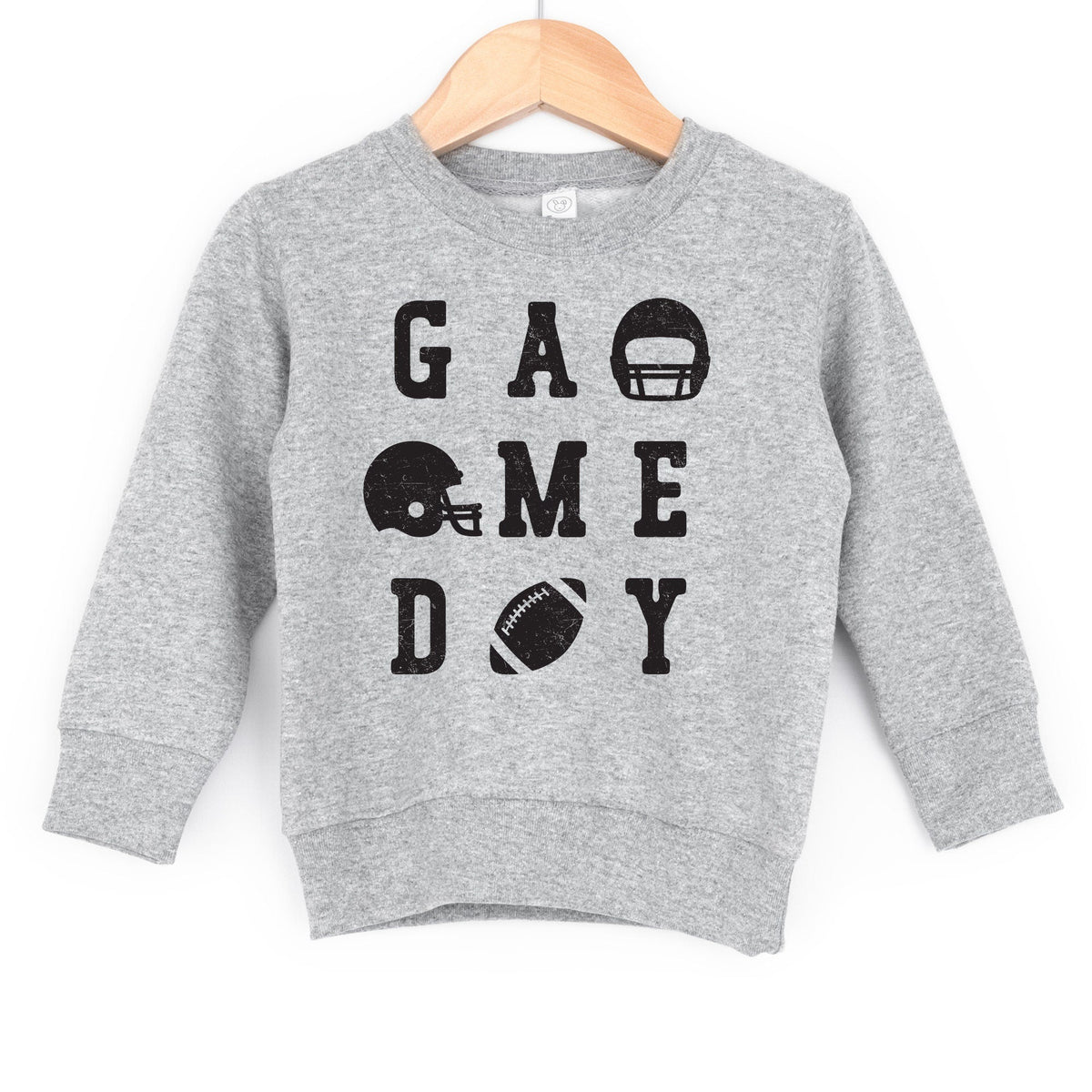 Kids Game Day Football Sweatshirt (Various Colors)