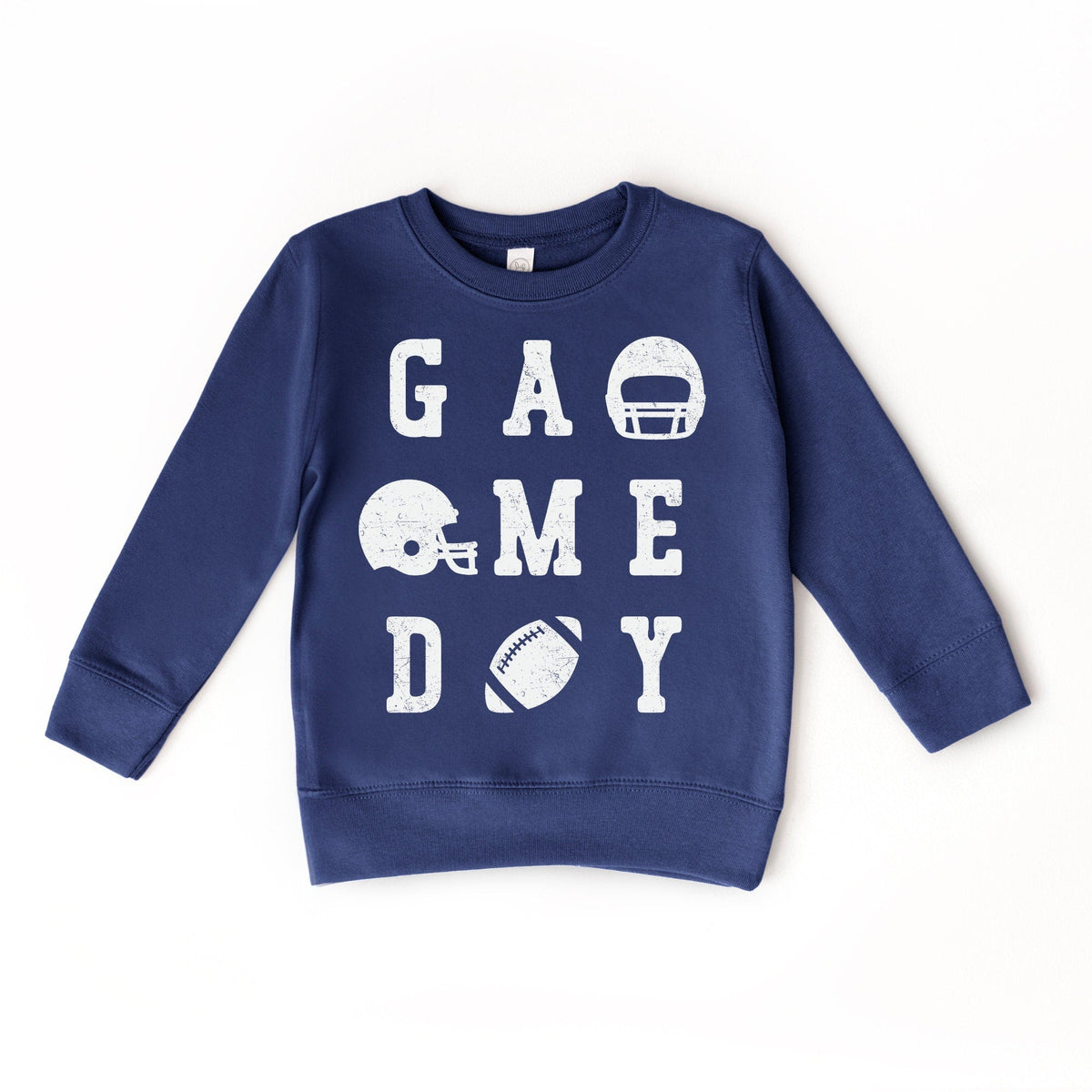 Kids Game Day Football Sweatshirt (Various Colors)
