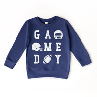 Kids Game Day Football Sweatshirt (Various Colors)