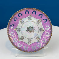 Vintage Pink Reticulated Saucers – Set of 5 Mix & Match Plates