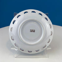 Vintage Pink Reticulated Saucers – Set of 5 Mix & Match Plates