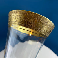 Antique Tiffin Franciscan Gold Rim Wine Goblets – Set of 6