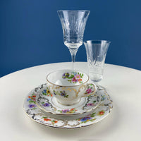 Vintage Heisey “Danish Princess” Crystal Goblets – Set of 8