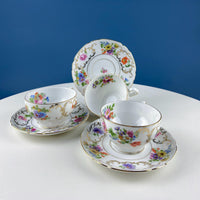 Antique Victoria Czechoslovakia Dish Set – 56 Piece Floral Collection