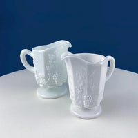 Antique Westmoreland Milk Glass Bowl – Grapes & Vines Motif