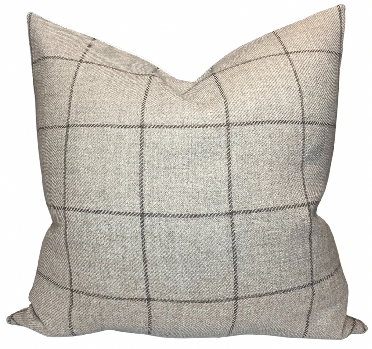 Bancroft Wool Pillow Cover in Malt Brown, Schumacher Textiles (Various Sizes)