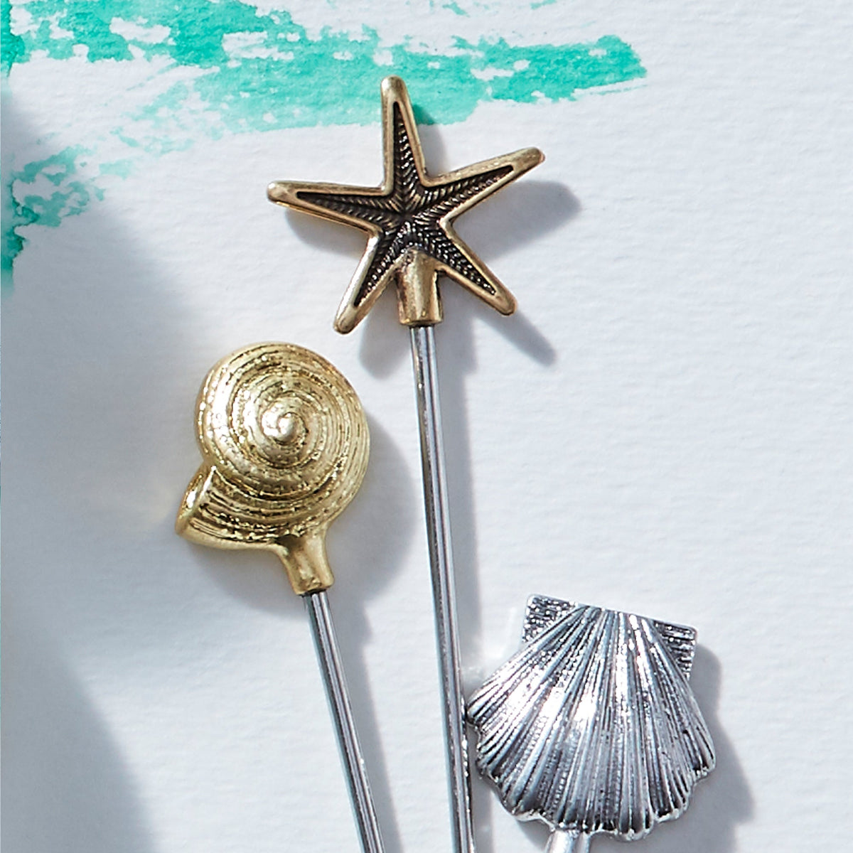 Shell Cocktail Picks – Set of 6