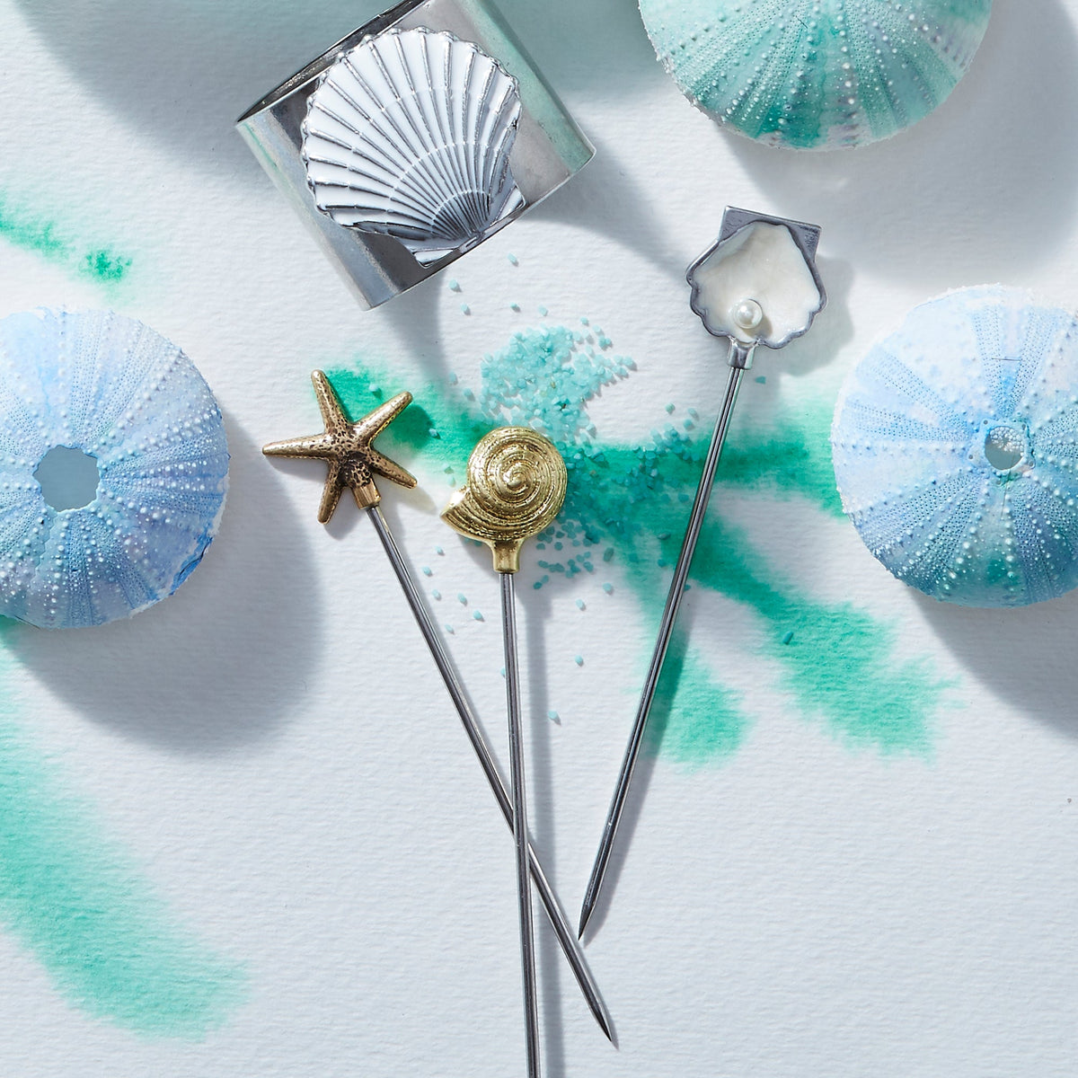 Shell Cocktail Picks – Set of 6