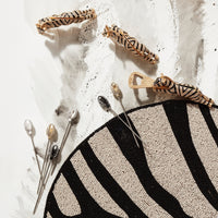 Zebra Bottle Opener with Crystals