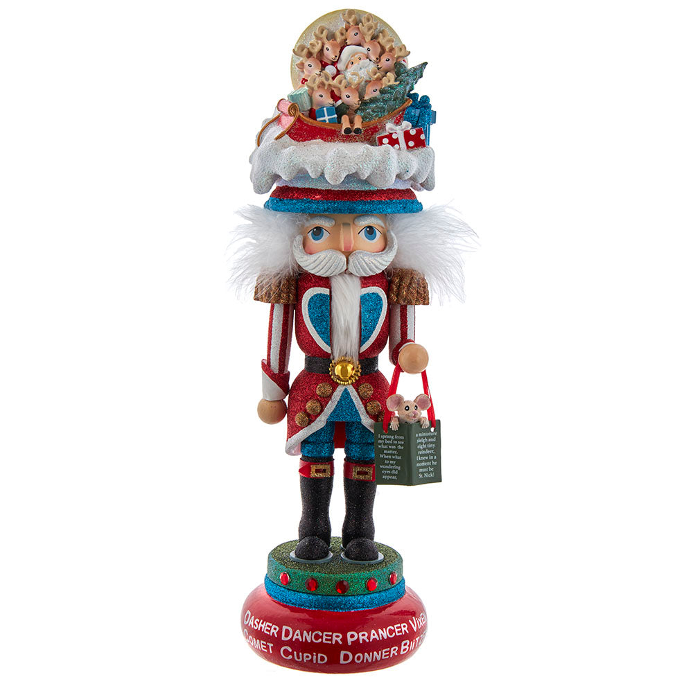 18" Hollywood Nutcrackers Now Dasher, Now Dancer... Nutcracker (5th in 'Twas The Night Before Christmas Series)