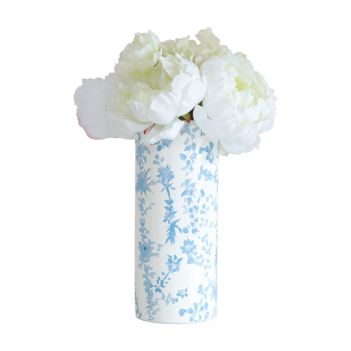 "Aster" Column Vase in Blue