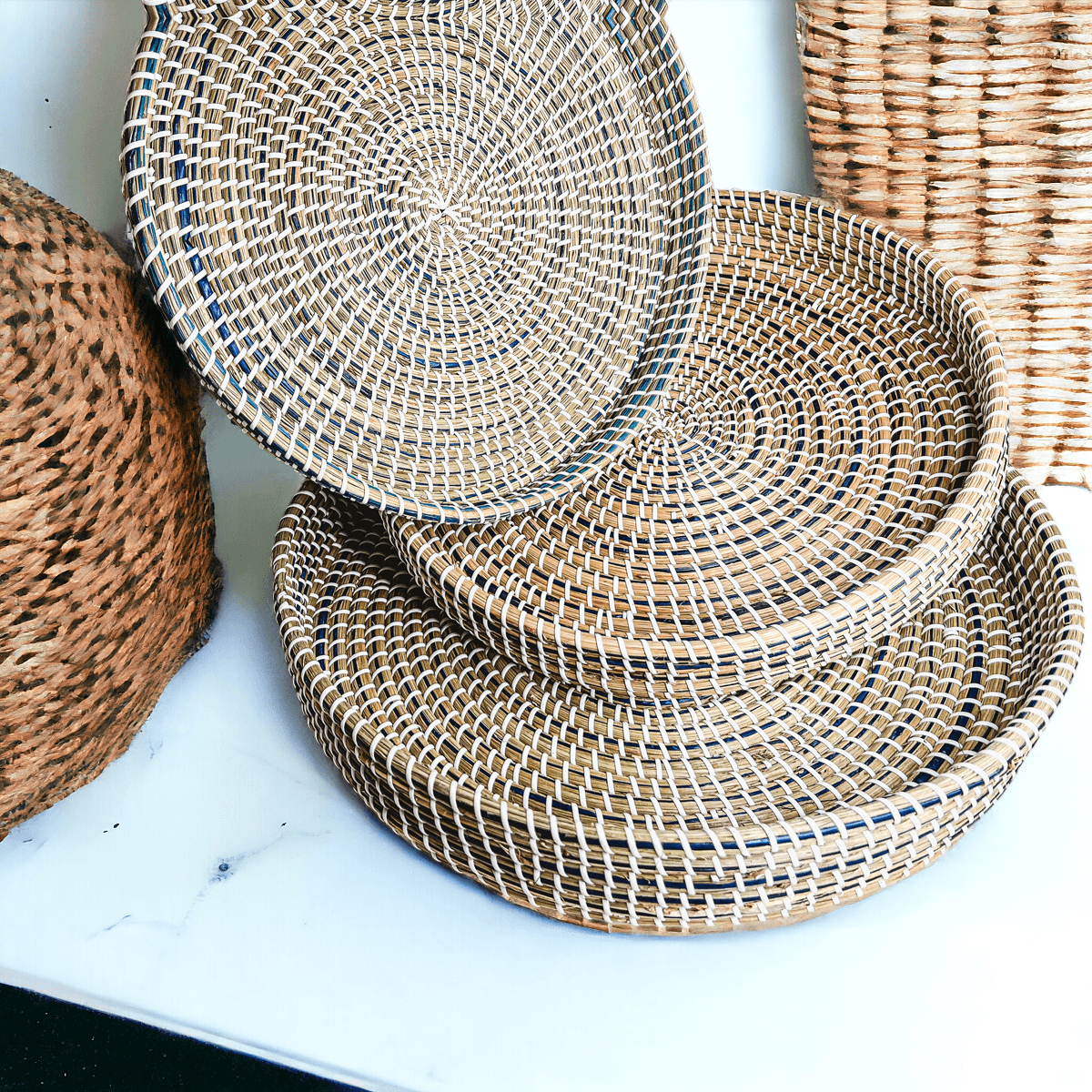 Handwoven Seagrass Trays - 6 Sizes