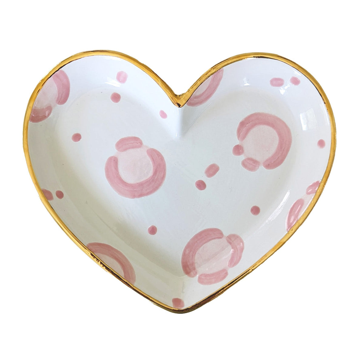 Leopard Print Heart Dishes (Various Sizes and Colors))
