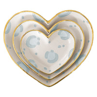 Leopard Print Heart Dishes (Various Sizes and Colors))