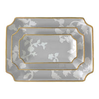 Chinoiserie Dreams Trays with Gold Accent (Various Sizes & Colors)
