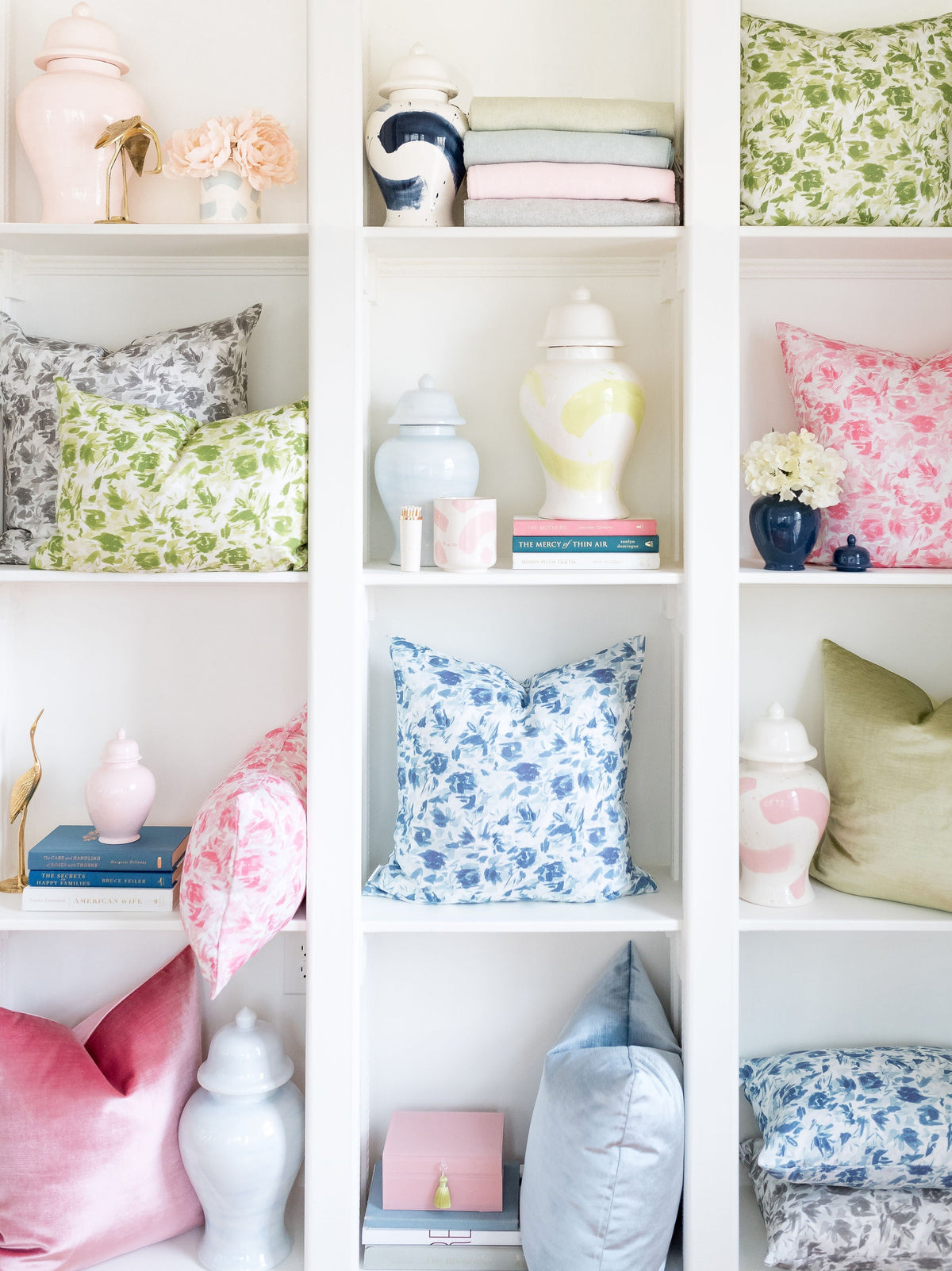 Cherry Blossom Pink Brushstroke Ginger Jar (Various Sizes)