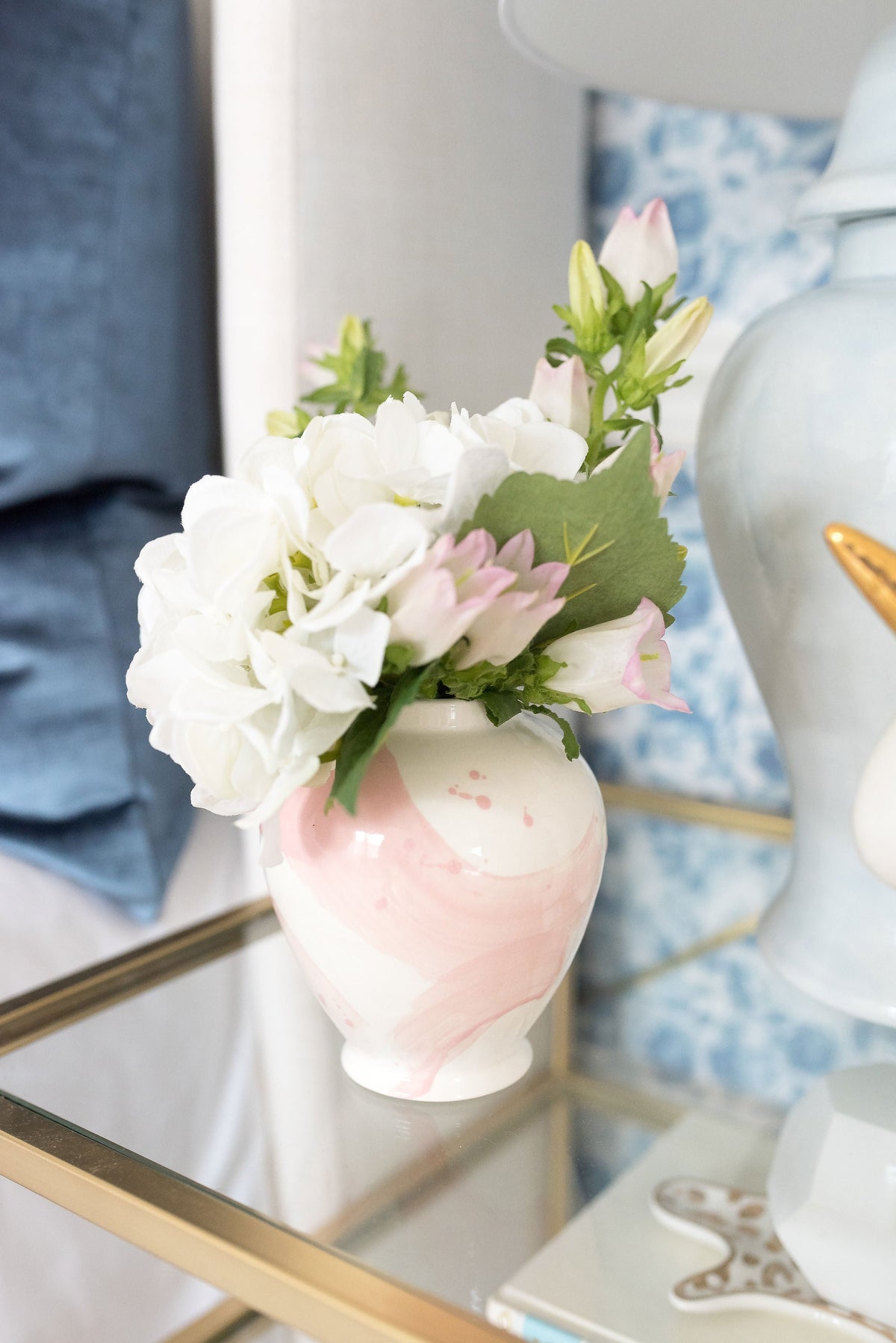 Cherry Blossom Pink Brushstroke Ginger Jar (Various Sizes)