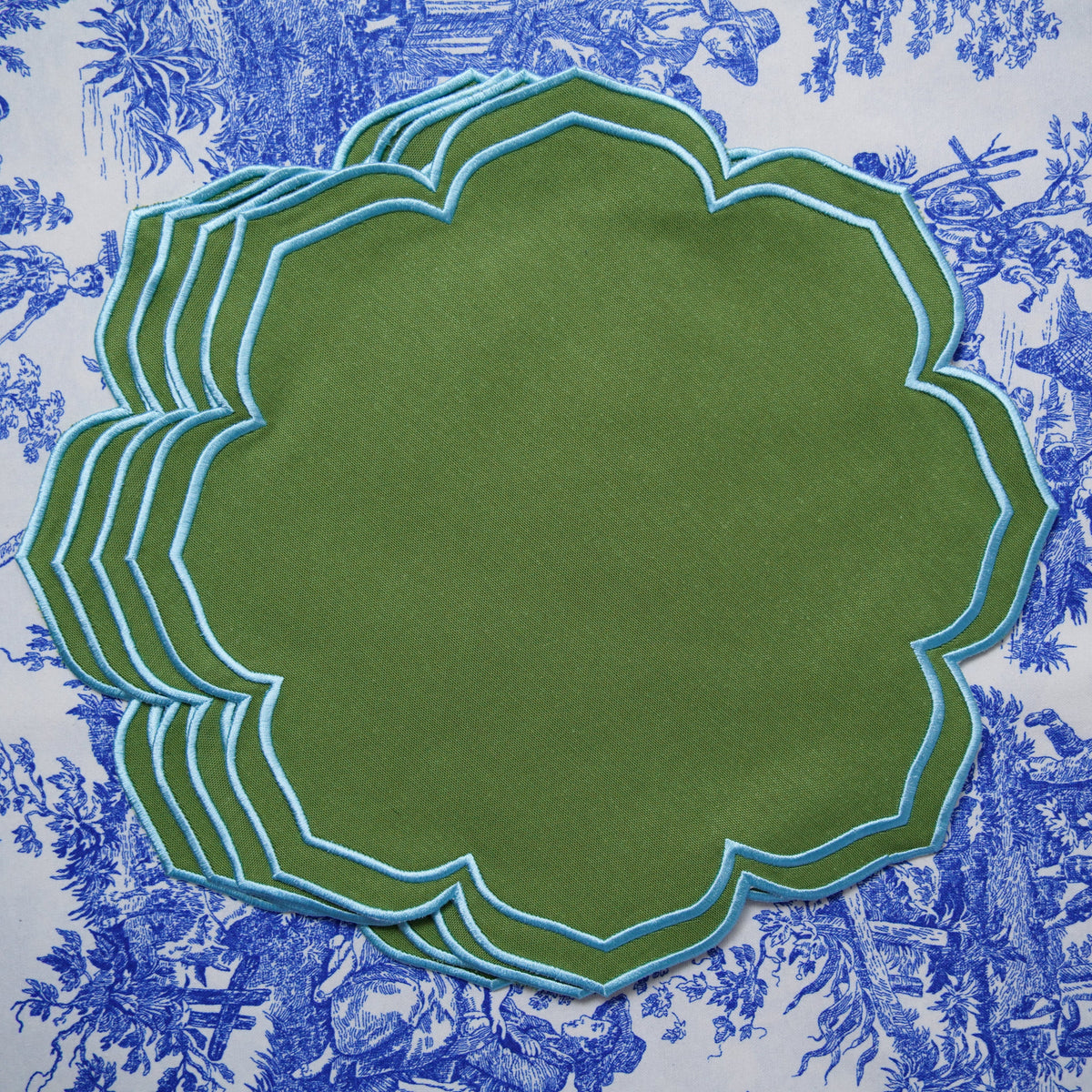 Lumera Green Fabric Placemat