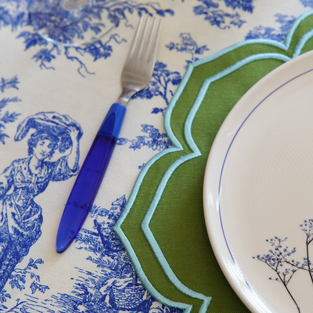 Lumera Green Fabric Placemat
