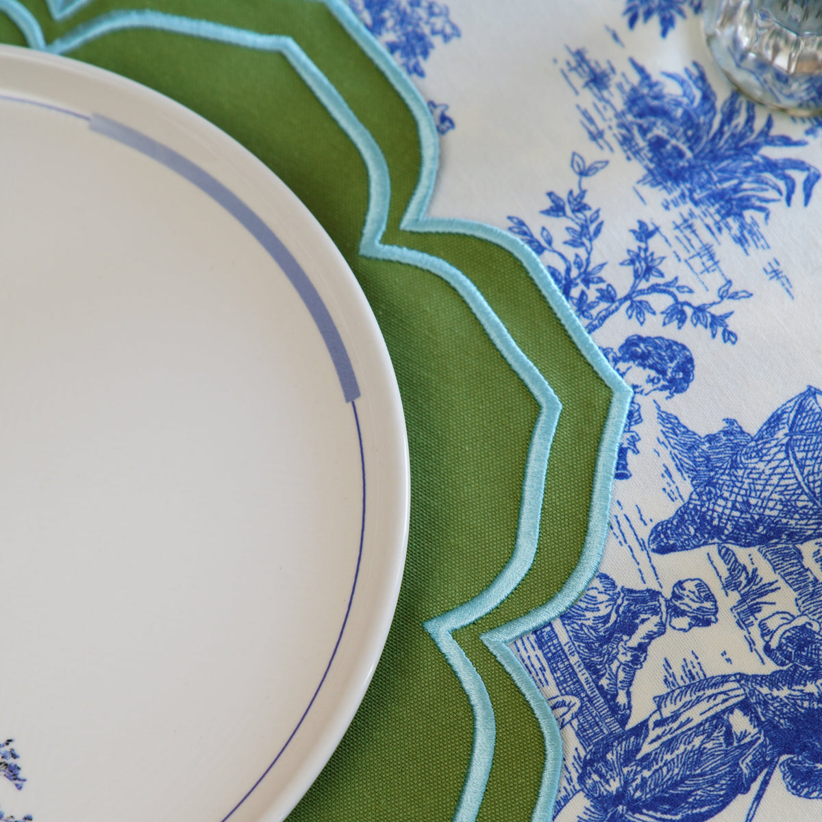 Lumera Green Fabric Placemat