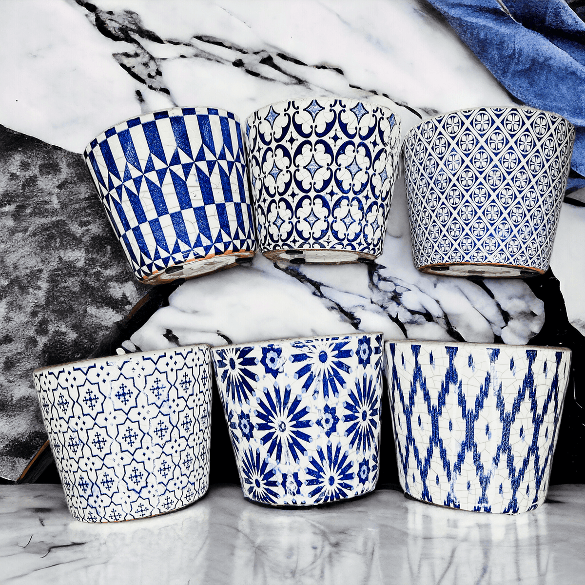 Terracotta Pot 5.5" (Various Prints)