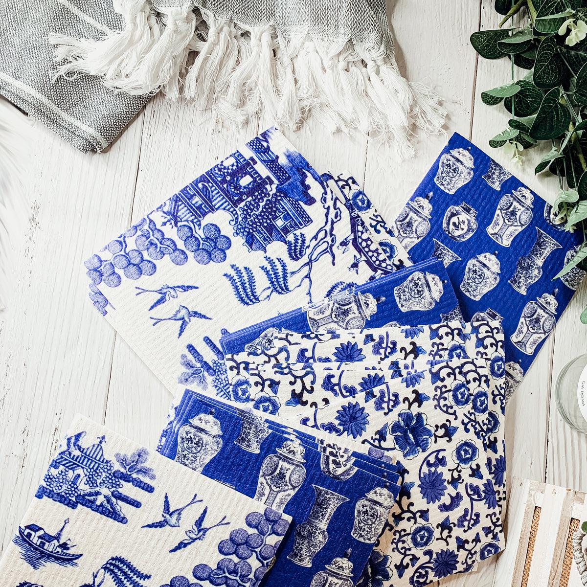 Chinoiserie Multipurpose Kitchen Cloth - Biodegradable (Various Styles)