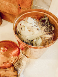 Copper Kitchen Compost Bin (Canisters)