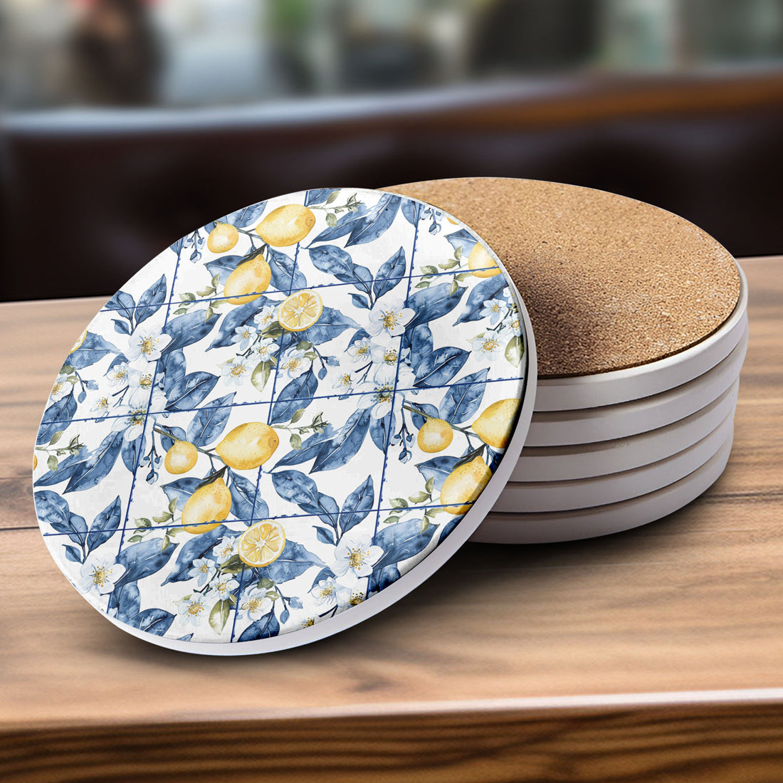 Mediterranean Lemon Coasters