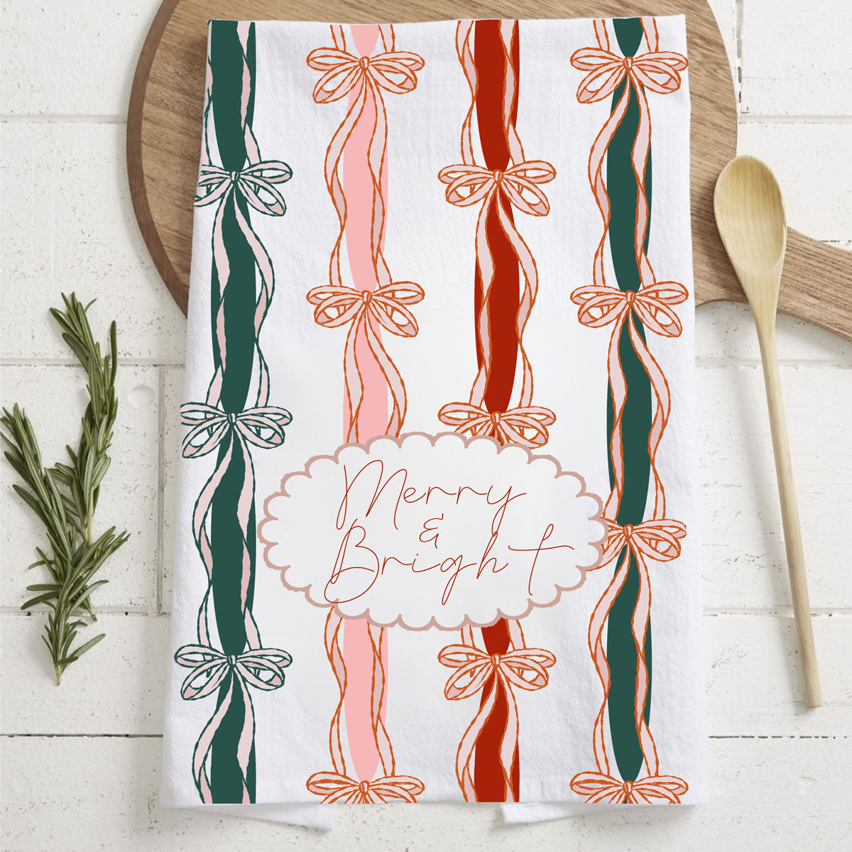 Merry Bright Coquette Kitchen Towel