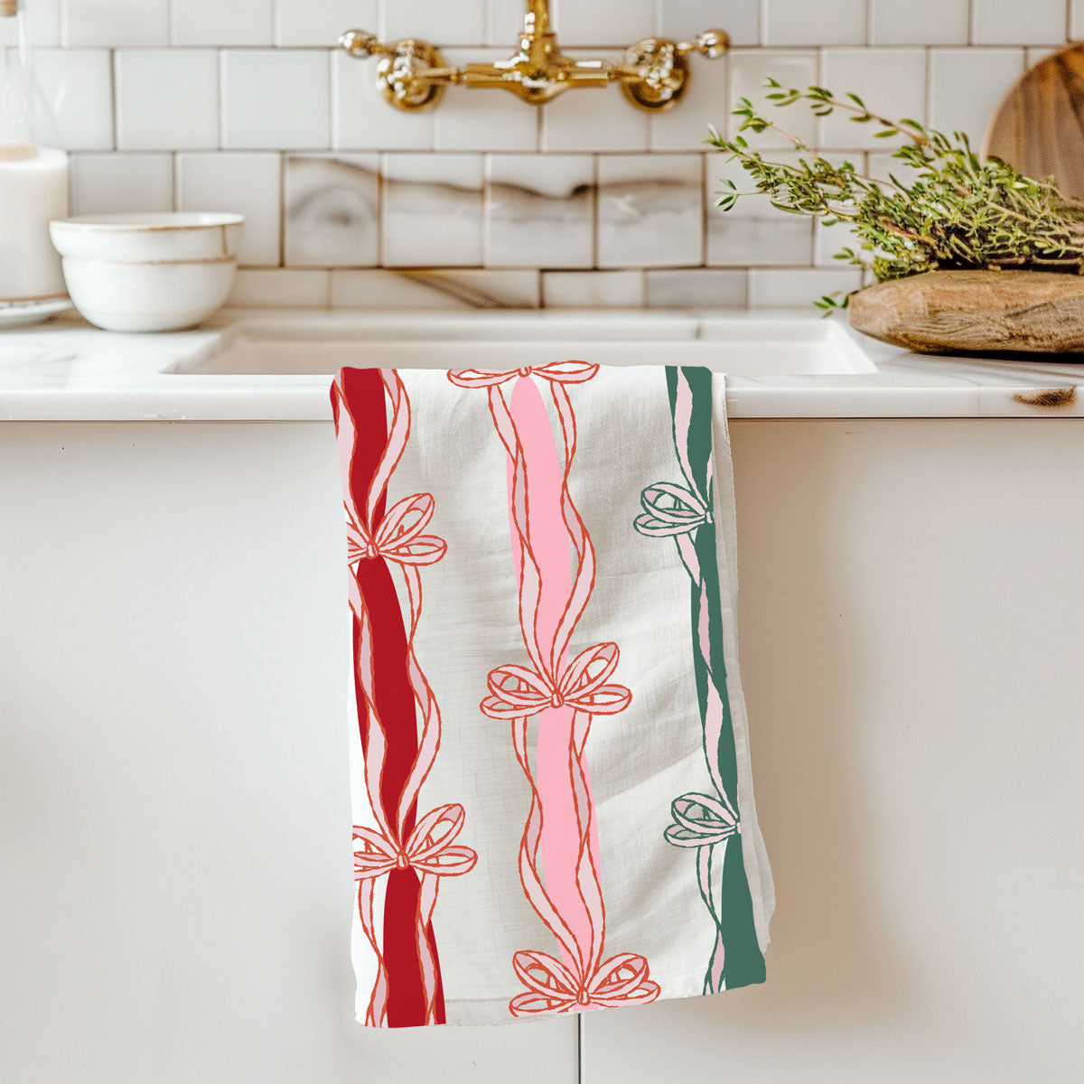 Merry Bright Coquette Kitchen Towel