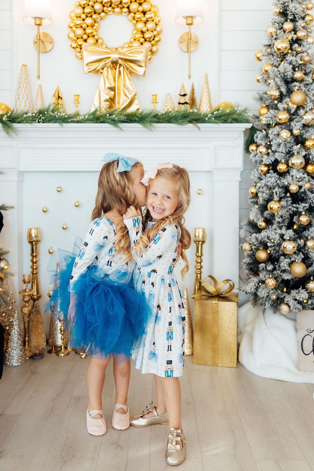 Waltz of the Snowflakes L/S Pocket Twirl Dress