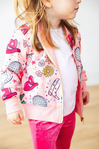 Boots & Bling Satin Jacket