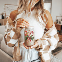 Candy Cane Holly Cup