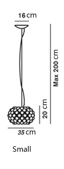 Modern Glass Pendant Lamp (Various Sizes)