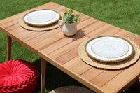 Tous Les Jours Raffia Crochet Placemat – 14"